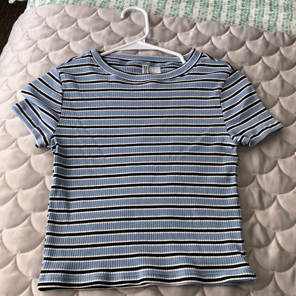 Divided crop top